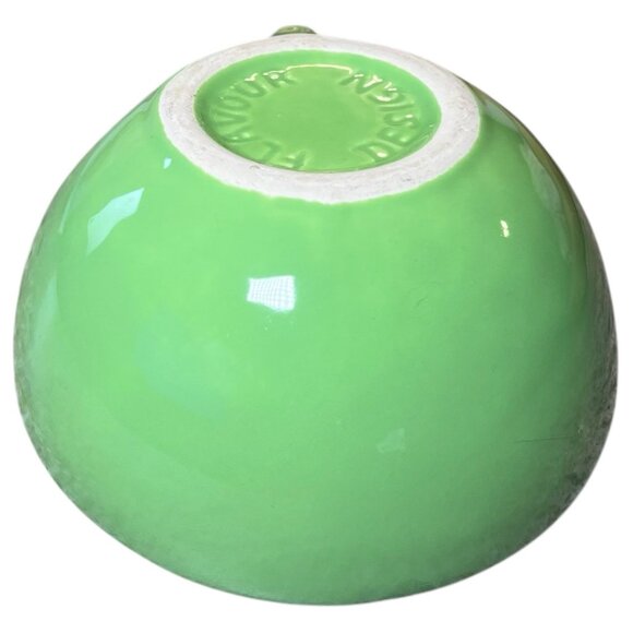 Vintage Buddah Bowl Elan McPherson 6" Flavour Design Coffee Soup Apple Green MCM - Picture 14 of 16